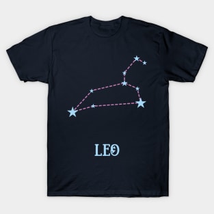 Leo Zodiac Sign Constellation T-Shirt
